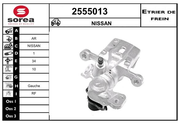 Etrier de frein SEEAC 4555013