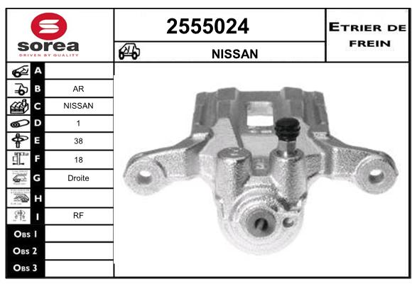 Etrier de frein SEEAC 4555024