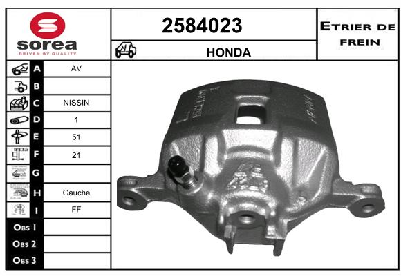 Etrier de frein SEEAC 4584023