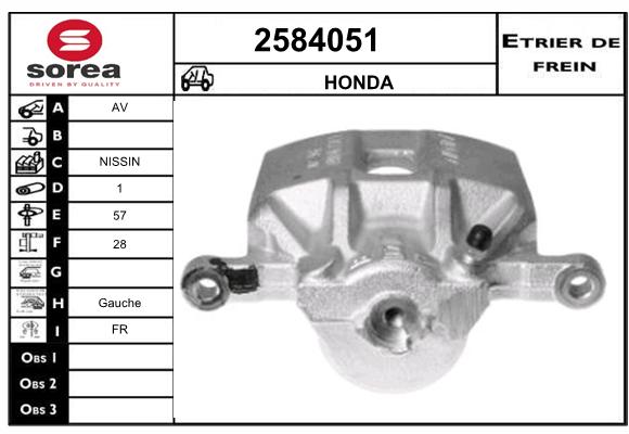 Etrier de frein SEEAC 4584051