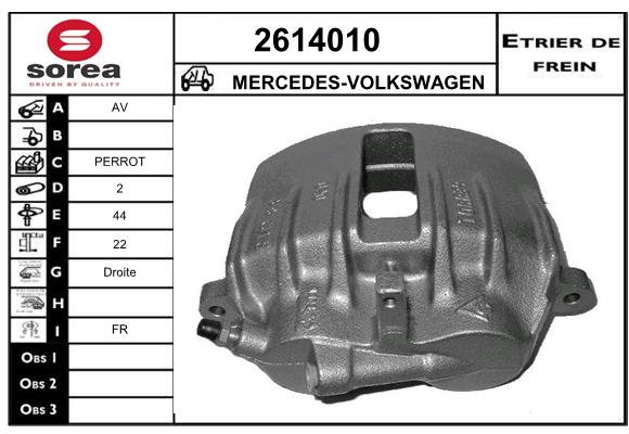 Etrier de frein SEEAC 4614010