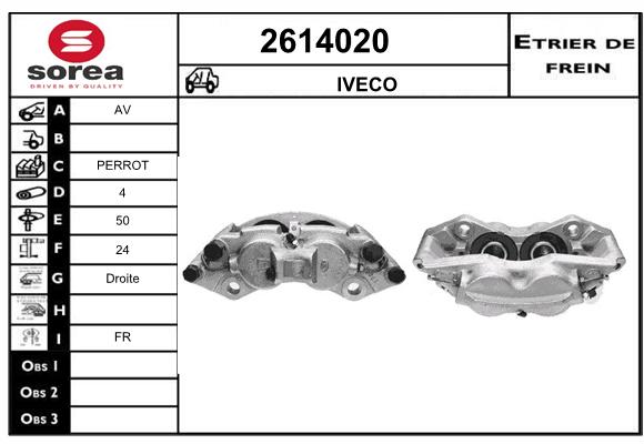 Etrier de frein SEEAC 4614020