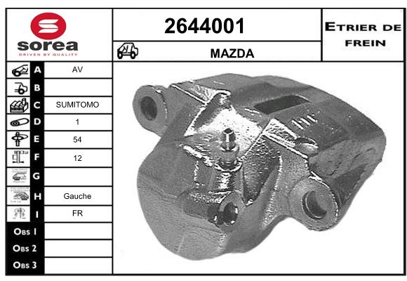 Etrier de frein SEEAC 4644001