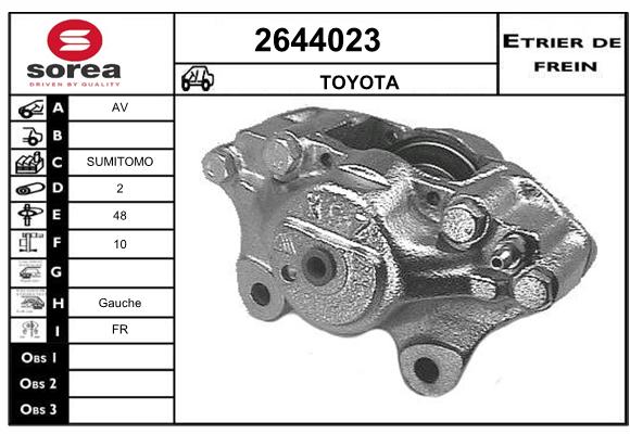 Etrier de frein SEEAC 4644023