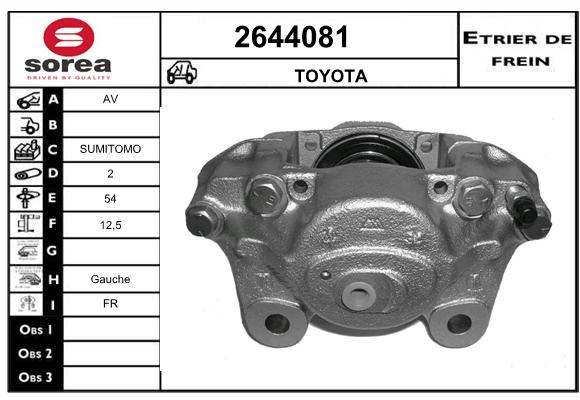 Etrier de frein SEEAC 4644081