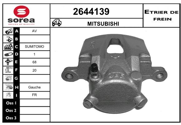 Etrier de frein SEEAC 4644139