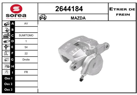 Etrier de frein SEEAC 4644184