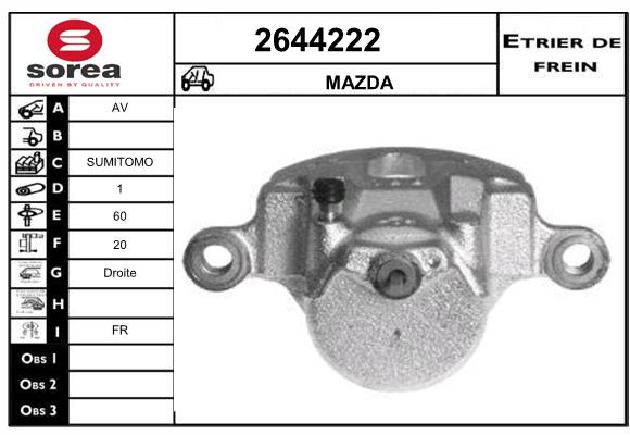 Etrier de frein SEEAC 4644222