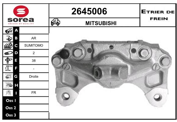 Etrier de frein SEEAC 4645006