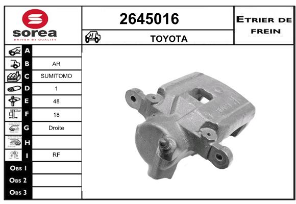 Etrier de frein SEEAC 4645016