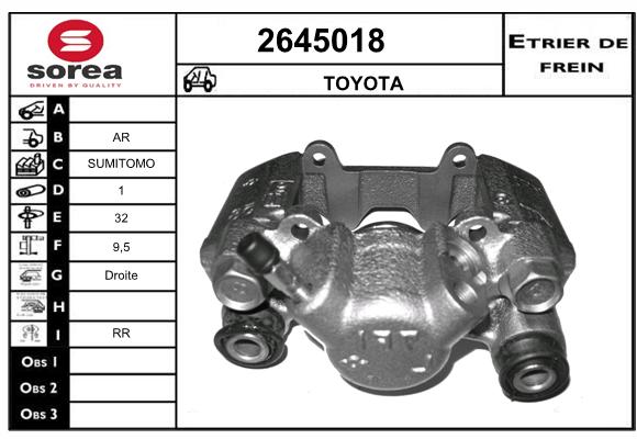 Etrier de frein SEEAC 4645018