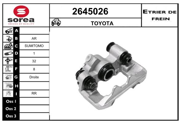 Etrier de frein SEEAC 4645026