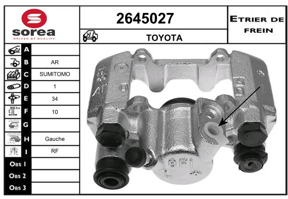 Etrier de frein SEEAC 4645027