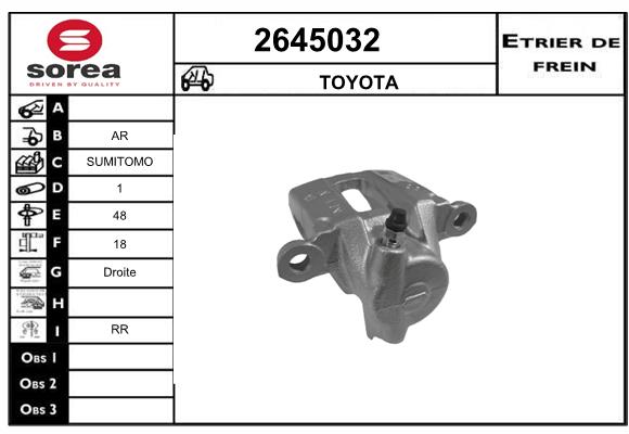 Etrier de frein SEEAC 4645032