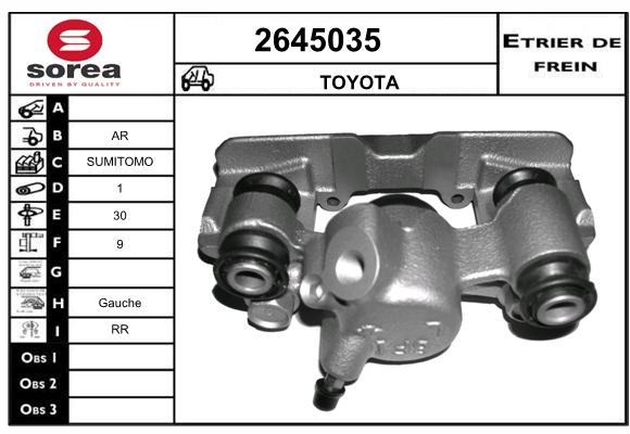 Etrier de frein SEEAC 4645035