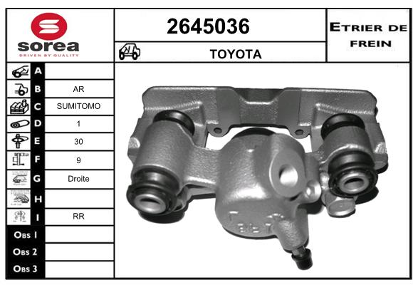 Etrier de frein SEEAC 4645036