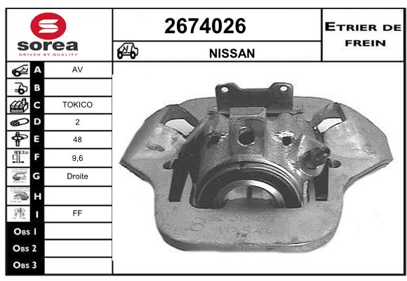 Etrier de frein SEEAC 4674026