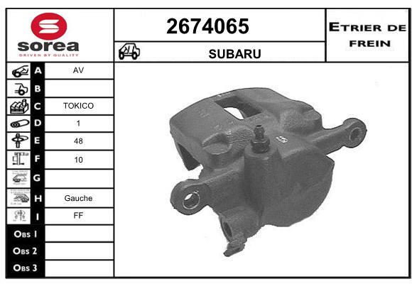 Etrier de frein SEEAC 4674065