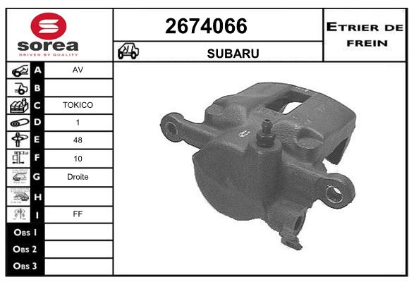 Etrier de frein SEEAC 4674066