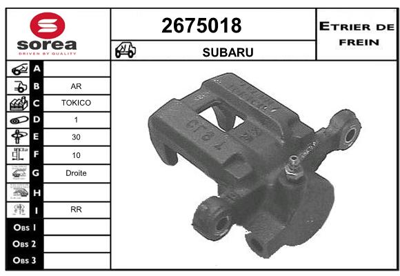 Etrier de frein SEEAC 4675018