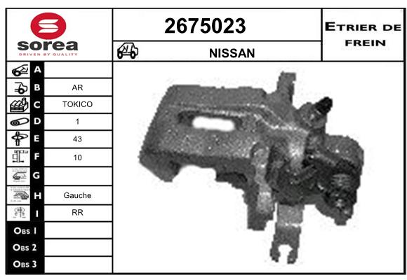 Etrier de frein SEEAC 4675023