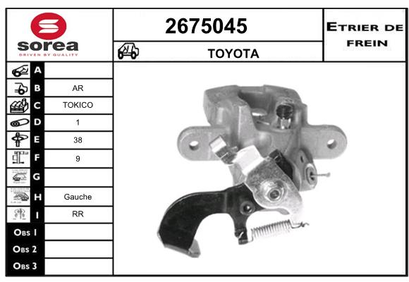 Etrier de frein SEEAC 4675045