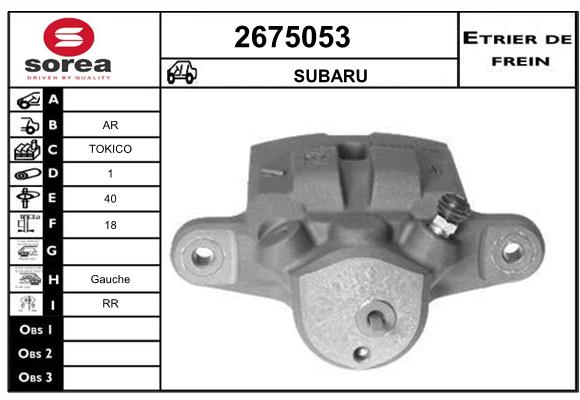 Etrier de frein SEEAC 4675053