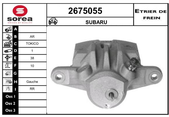 Etrier de frein SEEAC 4675055