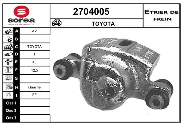 Etrier de frein SEEAC 4704005