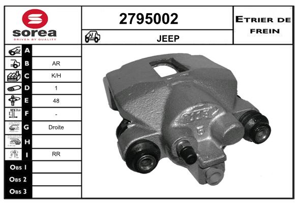 Etrier de frein SEEAC 4795002