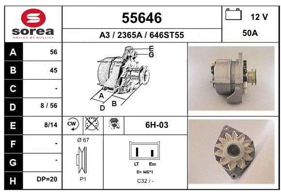 Alternateur SEEAC 2365A