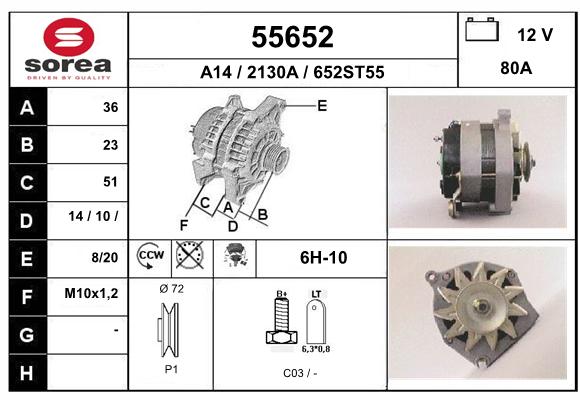 Alternateur SEEAC 2130A