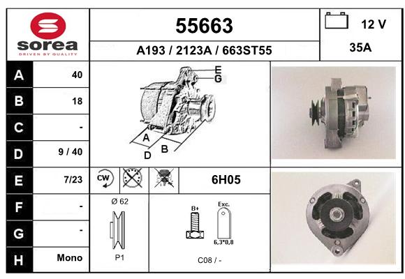 Alternateur SEEAC 2123A