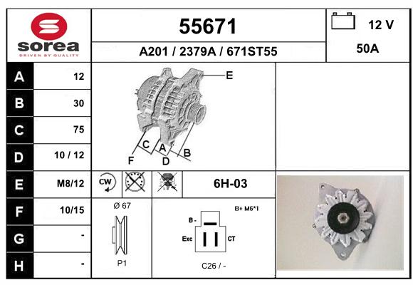 Alternateur SEEAC 2379A