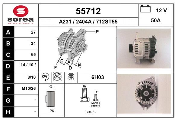 Alternateur SEEAC 2404A