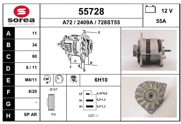 Alternateur SEEAC 2409A