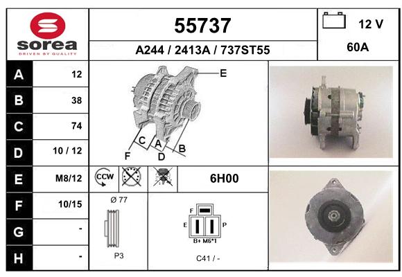 Alternateur SEEAC 2413A