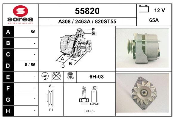 Alternateur SEEAC 2463A