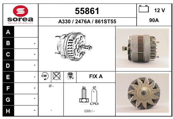 Alternateur SEEAC 2476A