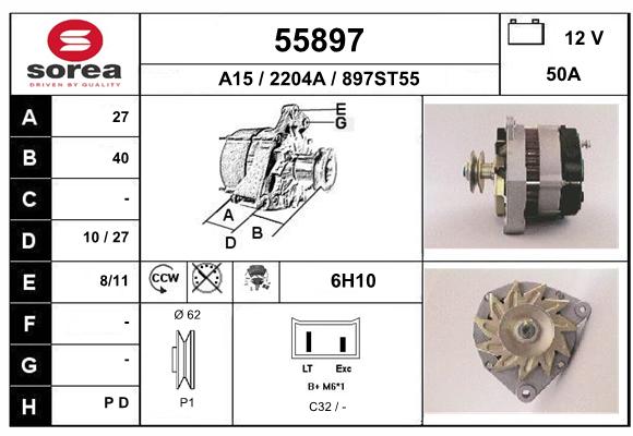 Alternateur SEEAC 2204A