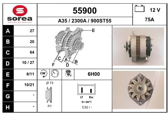 Alternateur SEEAC 2300A