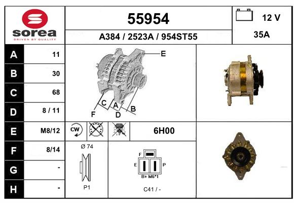 Alternateur SEEAC 2523A