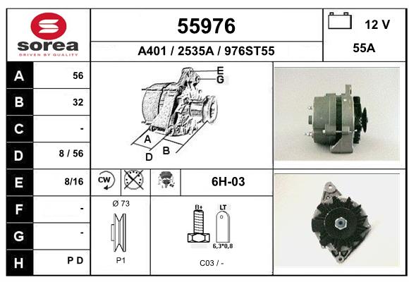 Alternateur SEEAC 2535A