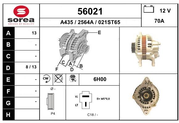 Alternateur SEEAC 2564A