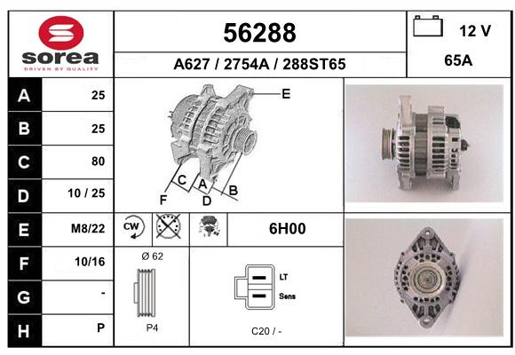 Alternateur SEEAC 2754A