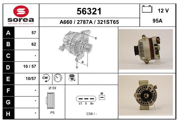 Alternateur SEEAC 2787A