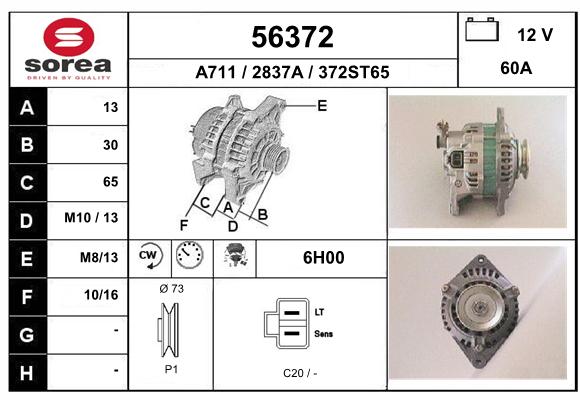 Alternateur SEEAC 2837A