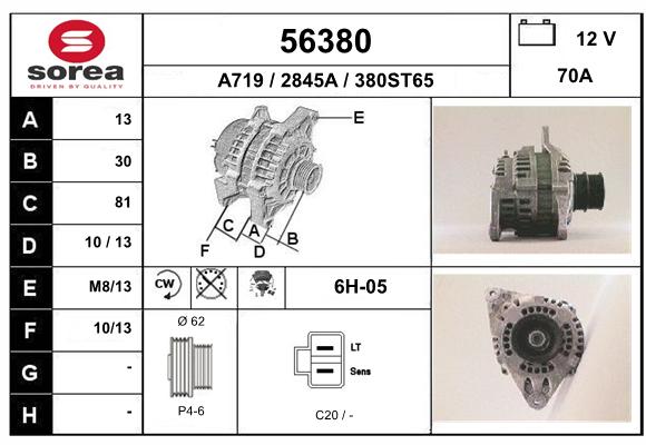 Alternateur SEEAC 2845A