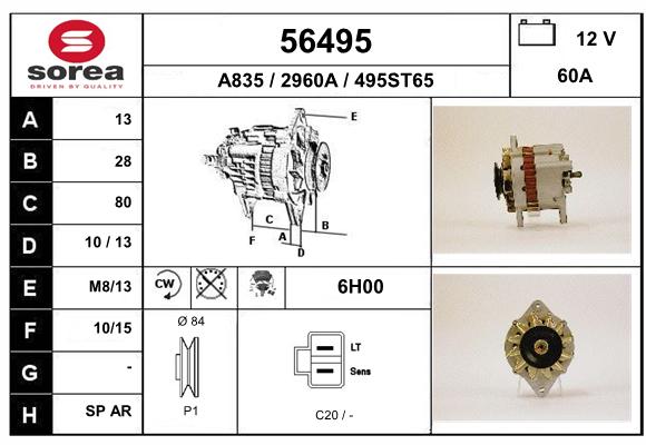 Alternateur SEEAC 2960A