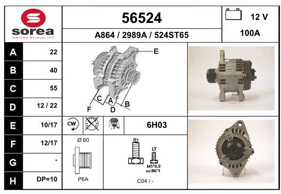 Alternateur SEEAC 2989A